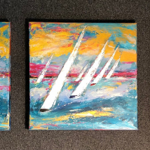 Sailing Studies - Triptych